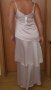 Официална дълга рокля на харбали сатен, снимка 3