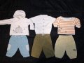 Разпродажба на бебешки дрешки за момче р.62-74 см