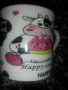 Чаша за кафе с чинийка"Happy cow", снимка 2