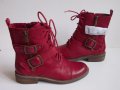 Кожени червени боти  № 36, снимка 6