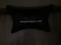 ТОП ЦЕНА за 2 броя-22лв изцяло кожени възглавнички с надпис Порше Porsche , снимка 1