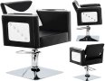 Хидравличен въртящ се фризьорски стол Eve за фризьорски салон Z-83002-EVE-FOTEL-BEZPODN, снимка 1 - Фризьорски столове - 43861104