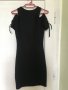 Чисто нова черна рокля по тялото, размер XS, снимка 2