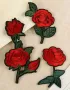 3 вида роза апликация за дреха дрехи самозалепваща се нашивка бродерия, снимка 1