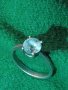 СРЕБЪРЕН НЕЖЕН АРТ ПРЪСТЕН СРЕБРО 925 с ФАСЕТИРАН ЦИРКОН 26218, снимка 5