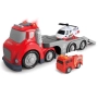 Камион с ремарке пътна помощ, с пожарна и хеликоптер, снимка 2