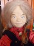 Стара соц кукла - на стара жена, ръчна изработка, снимка 2