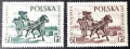 Полша, 1961 г. - лот марки на тема космос, архитектура, история, спорт, политика и др. личности и др, снимка 14