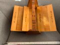 Българска дървена пирографирана етно кутия за цигари-8, снимка 1 - Антикварни и старинни предмети - 43996293