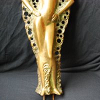 Бронзова пластика, скулптура, женска фигура, снимка 9 - Статуетки - 34787367