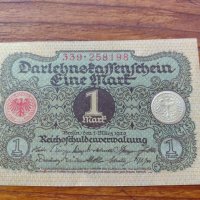 Стара банкнота - Германия - 1 марка 1920 година - 23606, снимка 1 - Нумизматика и бонистика - 33373542