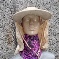 Продавам нова лека лятна бързосъхнеща шапка с голяма периферия и покривало за врата, снимка 7 - Шапки - 28033694