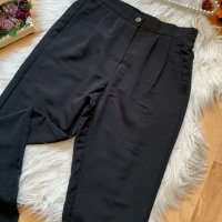 Черен спортно елегантен панталон, снимка 2 - Панталони - 38234733