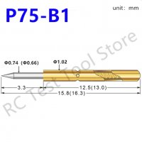  Pogo Pin P75-A2,B1,E2,E3,J1, снимка 4 - Друга електроника - 32386200