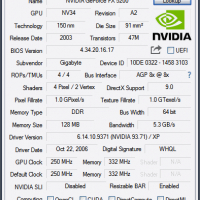 Видео карта NVidia GeForce Gigabyte FX5200T-P 128MB DDR 64bit AGP, снимка 9 - Видеокарти - 36475103
