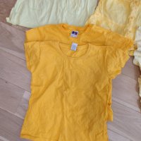 Жълт лот от блузки и рокли 6-7г, снимка 6 - Детски тениски и потници - 36909649