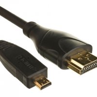 Кабел HDMI - microHDMI 1,5 метра ver: 1.4V  FullHD Digital One SP00031 връзка телефон или таблет с т, снимка 1 - Кабели и адаптери - 34650251