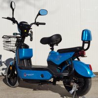 Електрически скутер EcoWay 350 вата модел MK-K син цвят 20Ah батерия, снимка 7 - Мотоциклети и мототехника - 40409988
