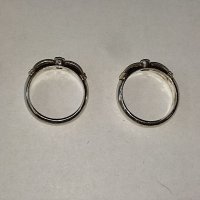 Сребърен пръстен 975 с 18 С злато, снимка 2 - Пръстени - 38253172