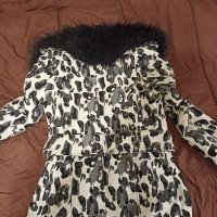 Дамско палто със сваляща яка и чанта. , снимка 2 - Палта, манта - 40271693