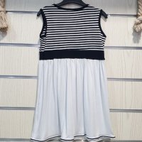 Нова детска моряшка рокличка с висока талия, от 2-4 години, снимка 9 - Детски рокли и поли - 29040002