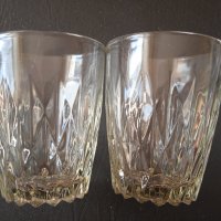 USSR Руски стъклени чаши масивно стъкло маркирани 6 бр. + 2 бр. бонус, снимка 6 - Сервизи - 43492151