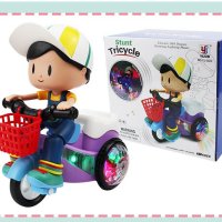 🧒🏼 Детска играчка - Момче на мотор със светещи гуми и музика, снимка 2 - Коли, камиони, мотори, писти - 43051392