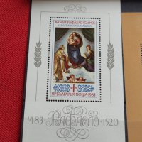 Два пощенски блок марки Рафаело Сикстинската Мадона / 115г. От рождението на В.Й.Ленин чисти 37333, снимка 6 - Филателия - 40396179