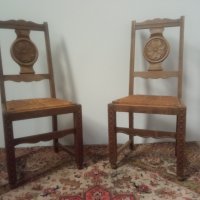 Двойка стари провансалски столове, снимка 5 - Столове - 43429088