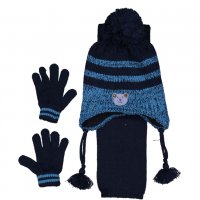 Намален! Нов детски зимен комплект , снимка 1 - Шапки, шалове и ръкавици - 38449486