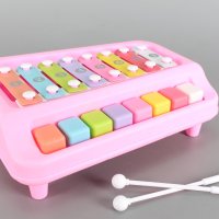 Бебешко пиано с ксилофон, снимка 1 - Музикални играчки - 43187477
