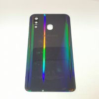 Употребяван заден капак, панел за Samsung Galaxy A40 / Черен, снимка 1 - Резервни части за телефони - 37515889