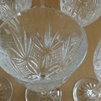 кристални чаши, снимка 5 - Антикварни и старинни предмети - 26224825