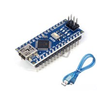 Arduino Nano v3.0 miniUSB Atmega328 CH340 + USB кабел, снимка 1 - Друга електроника - 43534923
