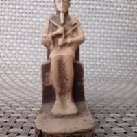 Египетска статуетка на Египетска Богиня , от камък, снимка 4 - Статуетки - 39159134