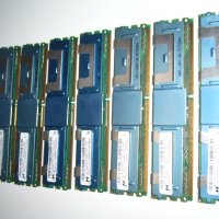 Сървърна памет 2gb Micron DDR2-667mhz ECC, PC2-5300, Ram 24бр., снимка 1 - RAM памет - 12022207