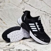 😎Adidas Черни Мъжки Маратонки😎, снимка 1 - Маратонки - 44100422