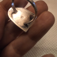 Масивен  сребърен пръстен с голям естествен ахат КОЛЕДНО НАМАЛЕНИЕ , снимка 10 - Пръстени - 36522328