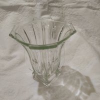 Стъклена ваза, снимка 2 - Вази - 39481209