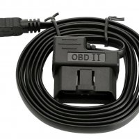 OBD2 към Mini USB Мъжко Автомобилно Захранване OBD-II Зарядно Адаптер Конектор 180см 7х ПИН-a Щепсел, снимка 3 - Навигация за кола - 37187512