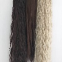 Опашки и плитки - черна, червена, кестенява опашка  60-65-85-90 см., снимка 6 - Аксесоари за коса - 39090738