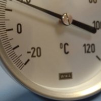 биметален термометър Wika thermometer ф100mm, -10/+150°C, -20/+120°C, L-30mm, снимка 7 - Резервни части за машини - 35180721