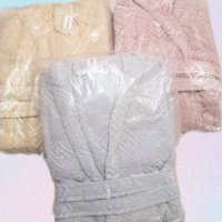 Халат за баня - 100% памук, снимка 3 - Хавлиени кърпи - 43064290