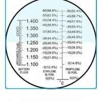 Рефрактометър, тестер за антифриз, Уред за измерване електролита на вашия акумулатор, снимка 7 - Аксесоари и консумативи - 26715208