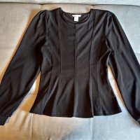 Блуза с балон-ръкави H&M, снимка 1 - Блузи с дълъг ръкав и пуловери - 28890631