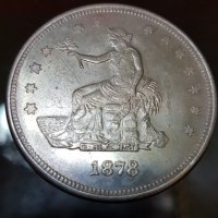 Монета  1878 1$, снимка 1 - Нумизматика и бонистика - 27804252