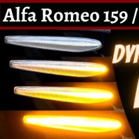 НОВ МОДЕЛ супер ярки LED Динамични странични мигачи за Alfa Romeo 159, снимка 1 - Аксесоари и консумативи - 33379272