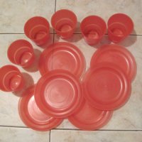 Комплект от 6 чинийки и 6 чаши - България, снимка 1 - Други - 35366331
