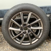 Алуминиеви джанти със зимни гуми Borbet 215/60/17 5x112 BMW X1 X2, снимка 4 - Гуми и джанти - 38093703