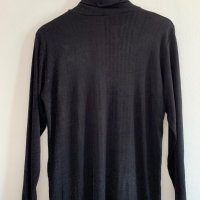 Черна дамска блуза, снимка 2 - Блузи с дълъг ръкав и пуловери - 26995842